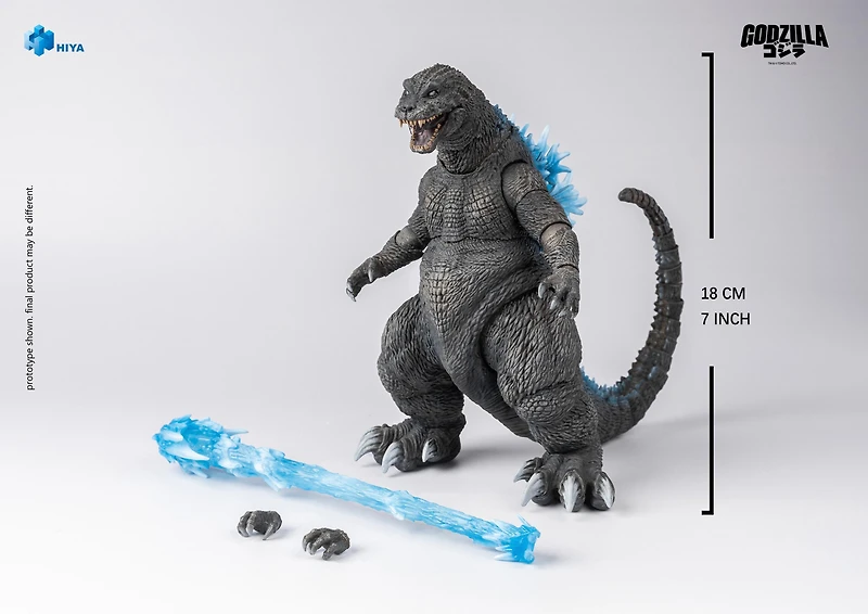Hiya ToysGodzilla, Mothra and King Ghidorah: Giant Monsters All-Out Attack Heat Exquisite Basic Series Ray Godzilla 7-in Action Figure