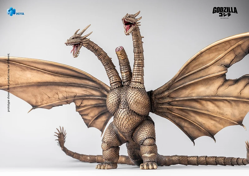 Hiya Toys Series Godzilla vs. King Ghidorah Exquisite Basic King Ghidorah Battle Damaged Ver. 10-in Action Figure
