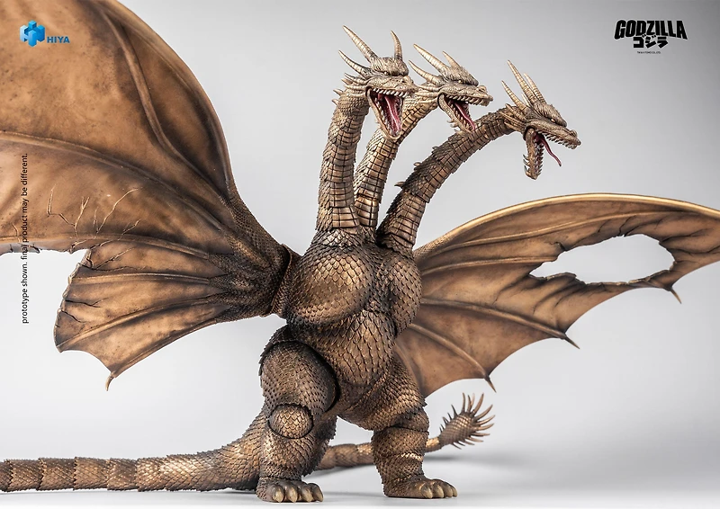Hiya Toys Series Godzilla vs. King Ghidorah Exquisite Basic King Ghidorah Battle Damaged Ver. 10-in Action Figure