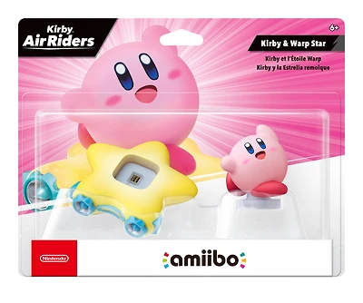 Kirby Air Riders Series Kirby and Warp Star amiibo