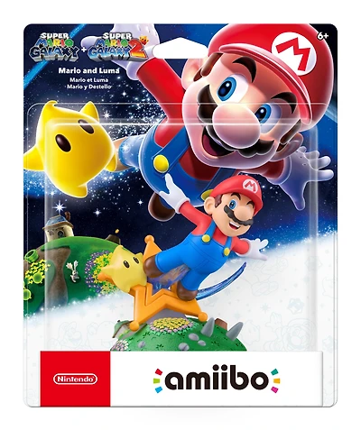 Super Mario Galaxy and Super Mario Galaxy 2 Series Mario and Luma amiibo