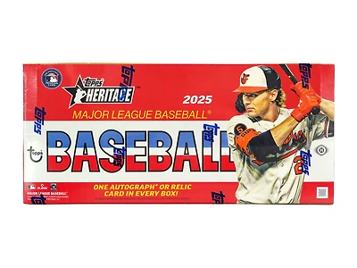 2025 Topps Heritage MLB Baseball Hobby Box