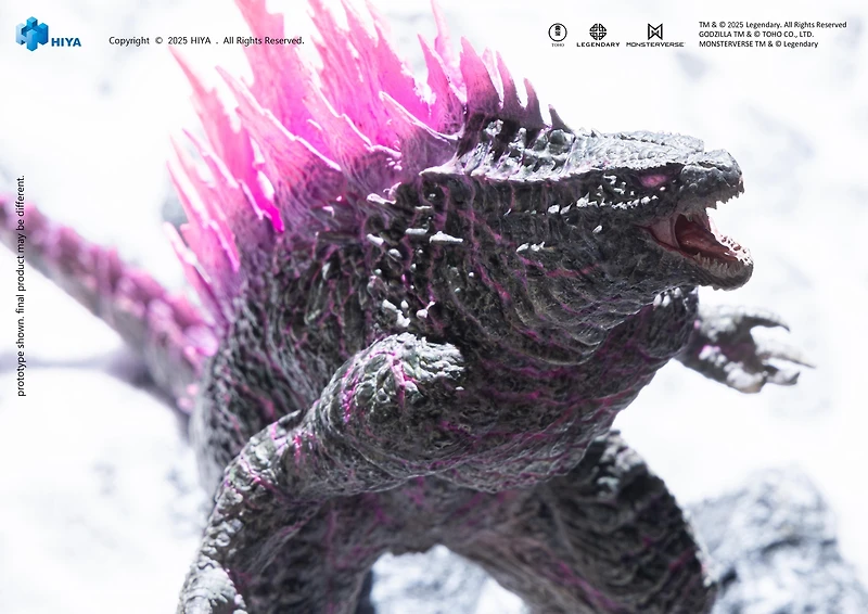 HIYA Godzilla x Kong The New Empire Godzilla Evolved Translucent Ver. 7-in statue