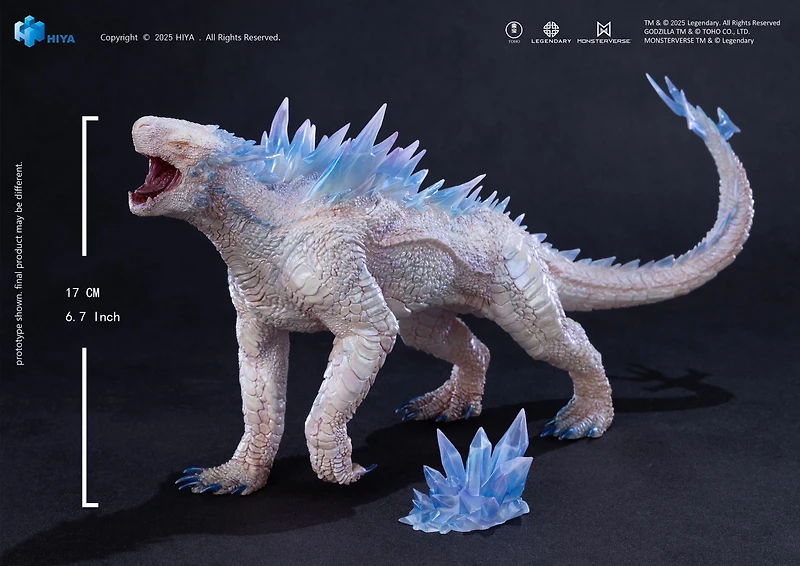 Hiya Toys Godzilla x Kong The New Empire Shimo Evolved Translucent Ver. 6.5-in statue