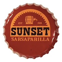 Fallout Sunset Sarsaparilla Bottle Cap Tin Sign