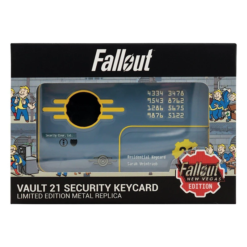 Fallout: New Vegas Vault 21 Security Keycard Replica