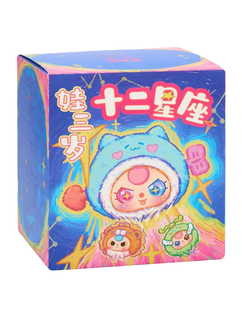 Baby Three Twelve Zodiac Plush Series Blind Box (Styles May Vary)
