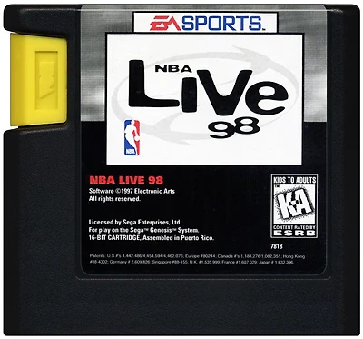NBA Live 98 - Sega Genesis