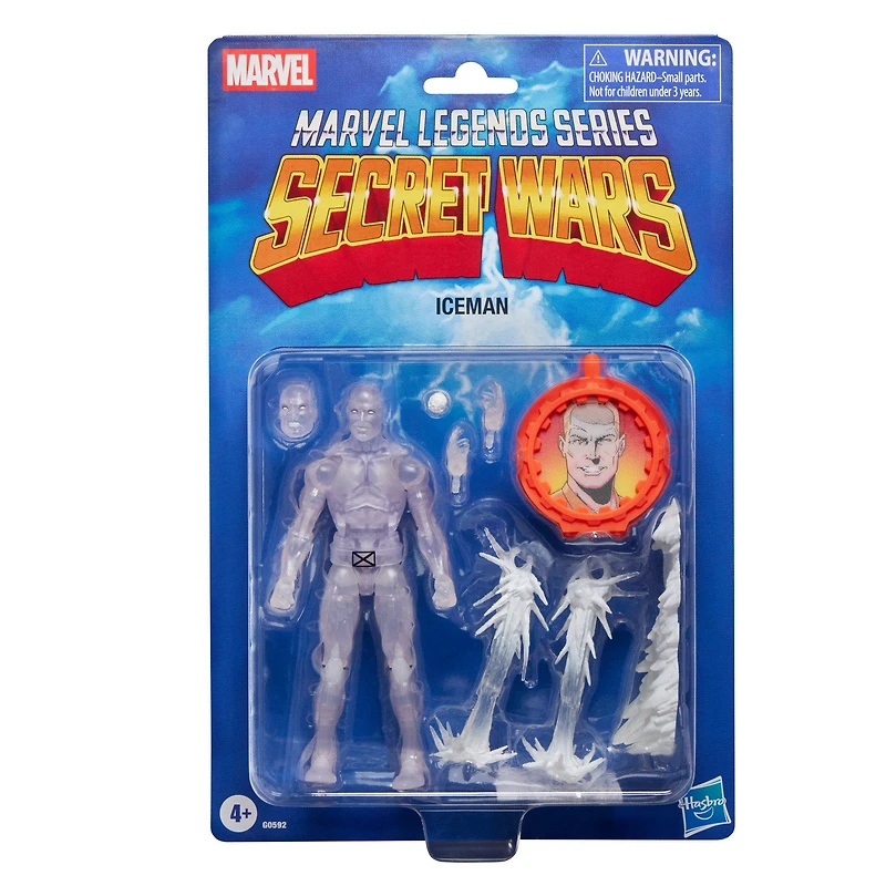 Hasbro Marvel Legends Series Secret Wars Ice Man 6-in Action Figure