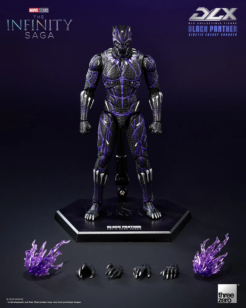 Marvel Studios Infinity Saga DLX Black Panther (Kinetic charge) 6.8-in Action Figure