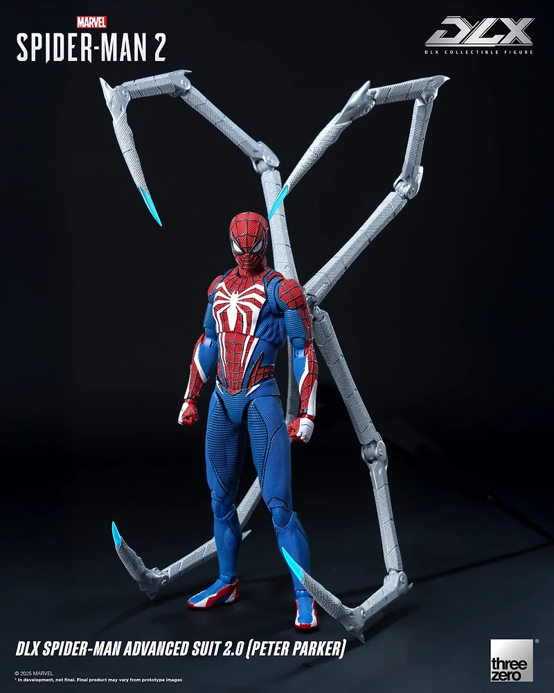 Marvel Spider-Man 2 DLX Spider-Man Advanced Suit 2.0 (Peter Parker) 6-in Action Figure