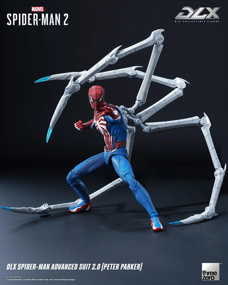 Marvel Spider-Man 2 DLX Spider-Man Advanced Suit 2.0 (Peter Parker) 6-in Action Figure