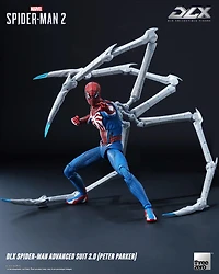 Marvel Spider-Man 2 DLX Spider-Man Advanced Suit 2.0 (Peter Parker) 6-in Action Figure