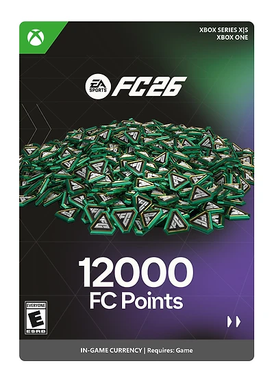 EA SPORTS FC 26 FC Points 12000 - Xbox Series X/S, Xbox One