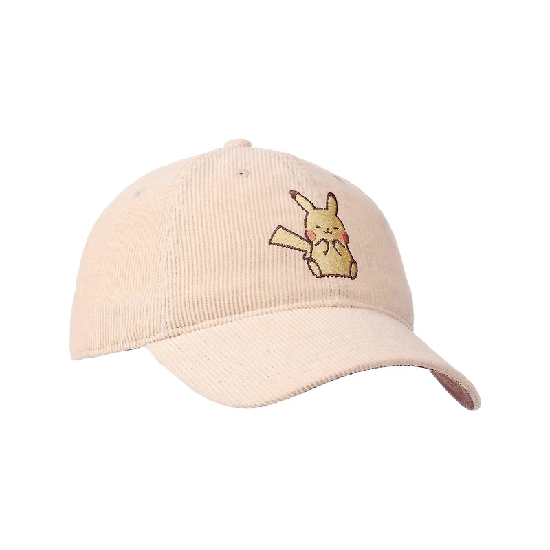 Pokemon Chibi Pikachu Corduroy Dad Cap GameStop Exclusive