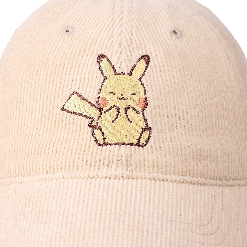 Pokemon Chibi Pikachu Corduroy Dad Cap GameStop Exclusive