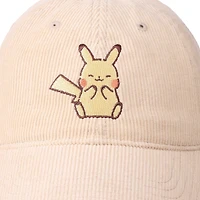 Pokemon Chibi Pikachu Corduroy Dad Cap GameStop Exclusive