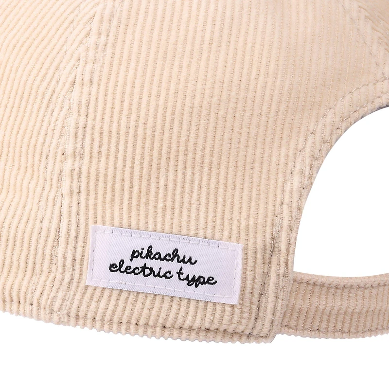 Pokemon Chibi Pikachu Corduroy Dad Cap GameStop Exclusive