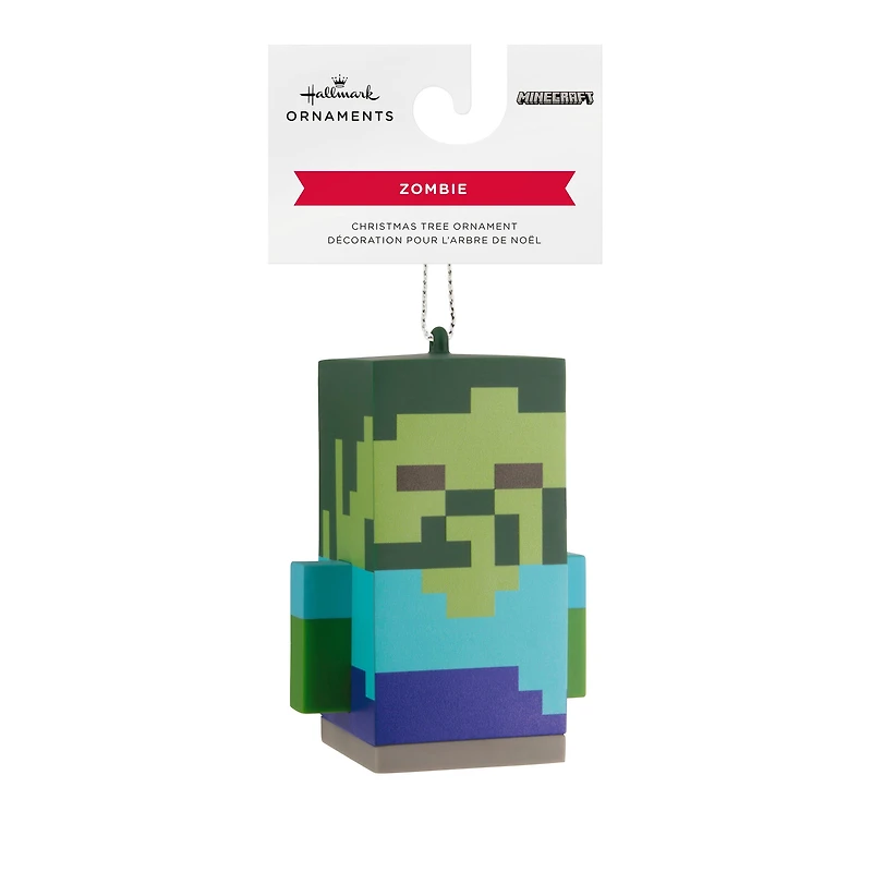 Hallmark Minecraft Zombie Christmas Tree Ornament