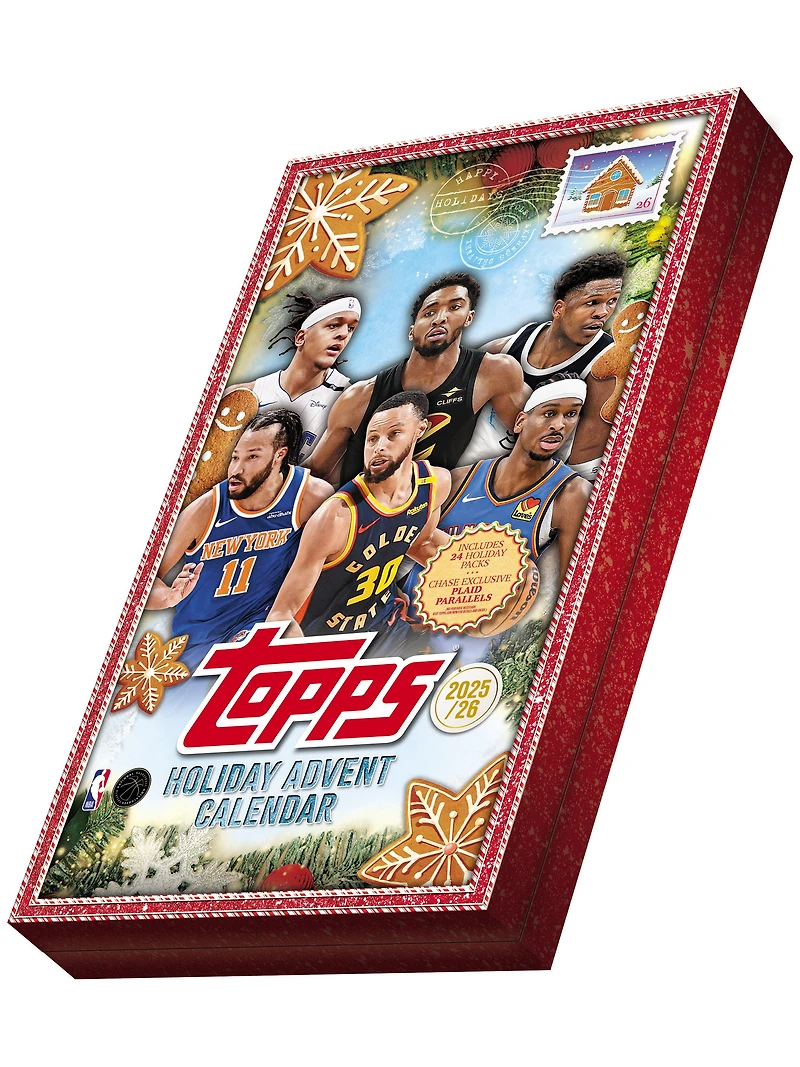 2025-26 Topps Holiday Basketball Countdown Calendar