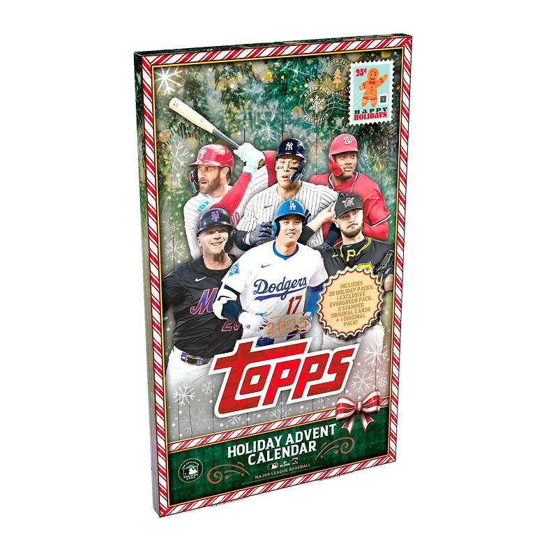 2025 Topps Holiday MLB Baseball Advent Calendar