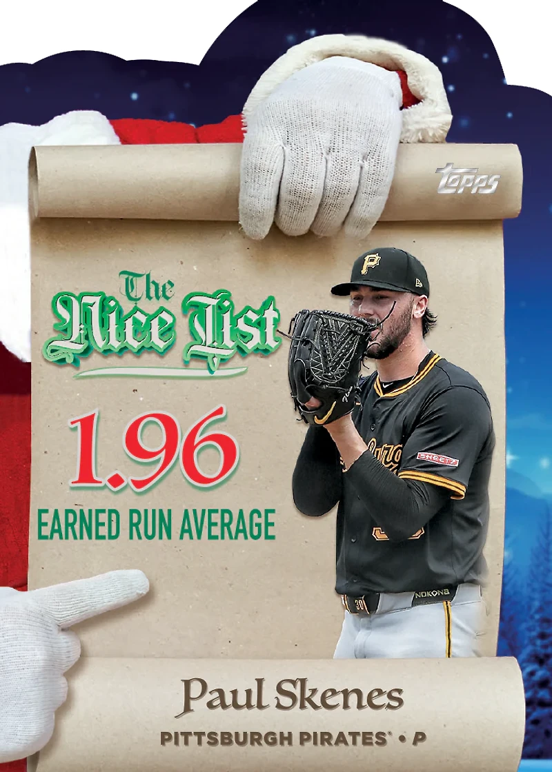 2025 Topps Holiday MLB Baseball Advent Calendar