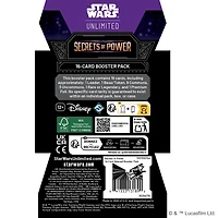 Star Wars: Unlimited TCG Secrets of Power: Sleeved Booster Pack