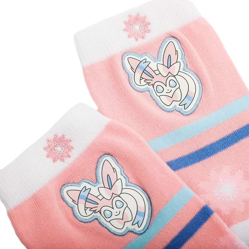 Pokemon Sylveon Crew Sock GameStop Exclusive