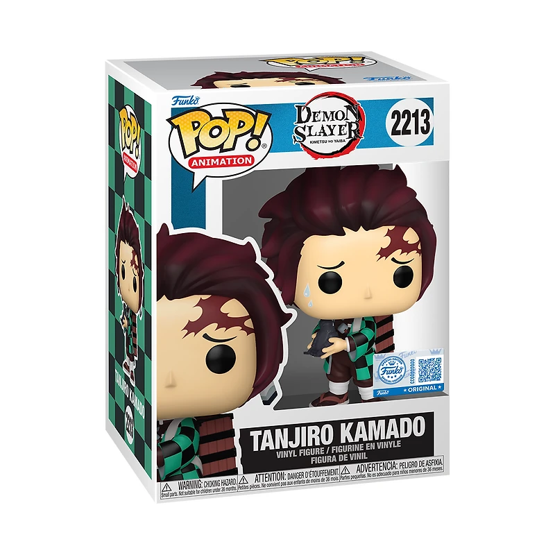 Funko POP! Animation: Tanjiro Kamado with Crow 4.5-in Vinyl Figure