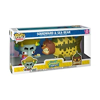 Funko POP! Animation: SpongeBob SquarePants Squidward and Sea Bear Vinyl Figure Set