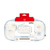 HORI Pokemon Eevee Cottage Core Puff Pouch - Nintendo Switch 2