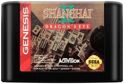 Shanghai II: Dragon's Eye - Sega Genesis