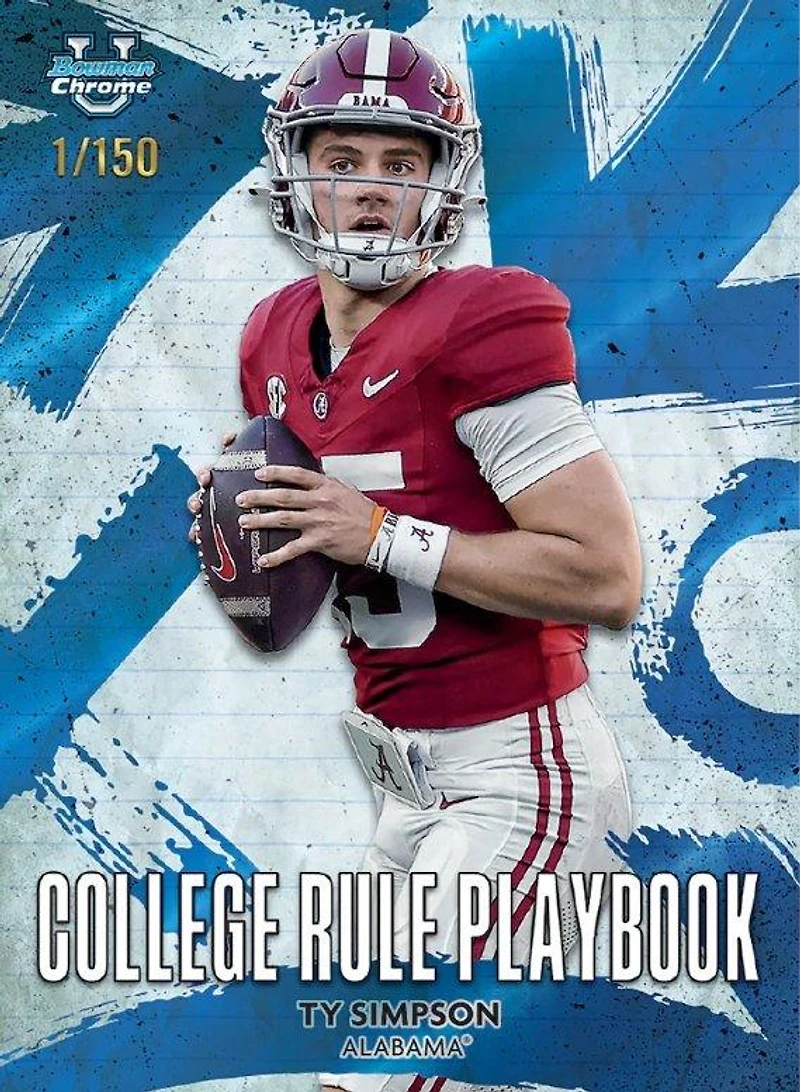 2025 Bowman Chrome University Football Value Box