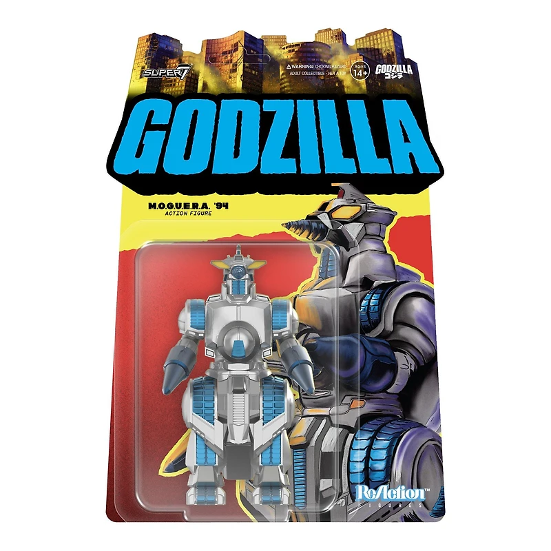 Super7 Toho ReAction Godzilla vs. SpaceGodzilla  M.O.G.U.E.R.A. 3.75-in Aciton Figure