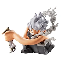 Bandai One Piece Revible Moment Ichibansho Monkey D. Luffy Gear 5 vs. Borsalino (Burst of Energy) 7.9-in Figure