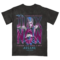 Arcane Jinx Mineral Wash Unisex Graphic T-Shirt GameStop Exclusive
