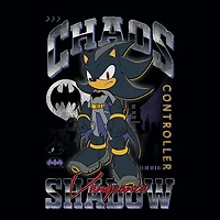 DC Comics X Sonic the Hedgehog Shadow as Batman Unisex Graphic T-Shirt GameStop Exclusive