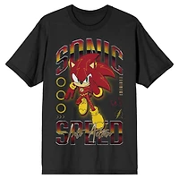 DC Comics X Sonic The Hedgehog Sonic as The Flash Graphic T-Shirt GameStop Exclusive