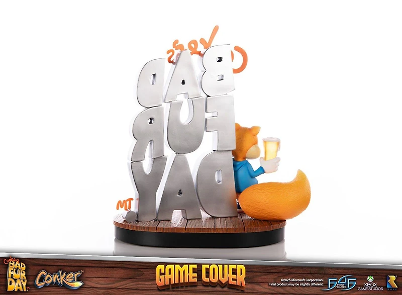 Conker's Bad Fur Day - Game Cover Standard Edition Statue