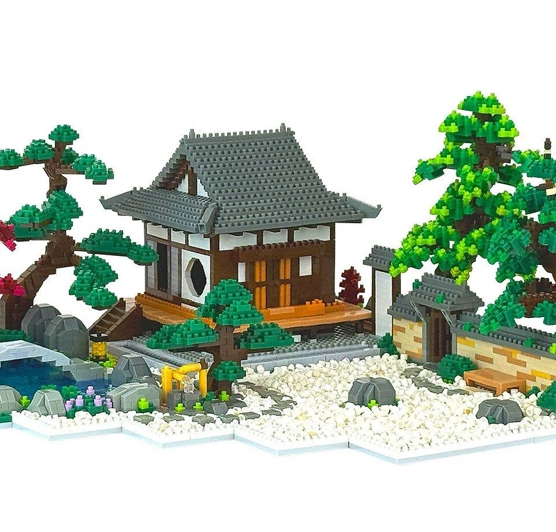 Nanoblock Advanced Hobby Series Japanese Garden Deluxe Edition