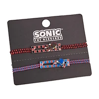 Sonic the Hedgehog Sonic and Shadow Sliding Cord Bracelets GameStop Exclusive
