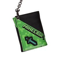 Minecraft Creeper Trifold Chain Wallet