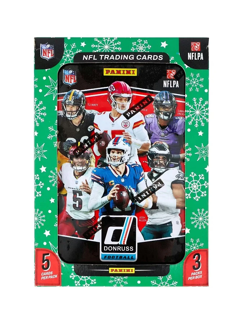 2025 Panini NFL Donruss Football Trading Card Tin