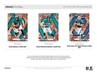 2025 Panini Mosaic NFL Football Mega Box