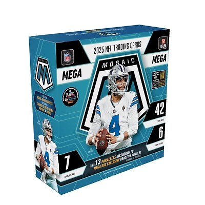 2025 Panini Mosaic NFL Football Mega Box