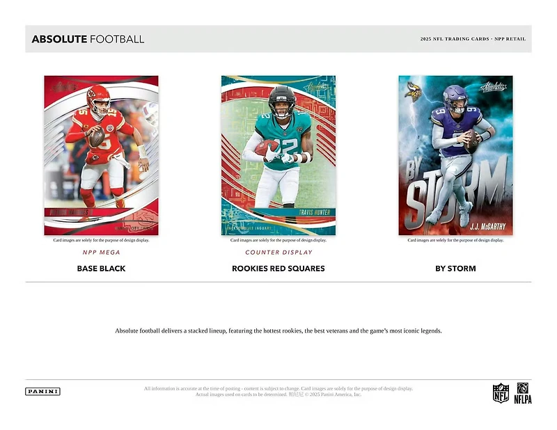 2025 Panini Absolute NFL Football Blaster Box