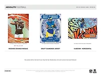 2025 Panini Absolute NFL Football Blaster Box