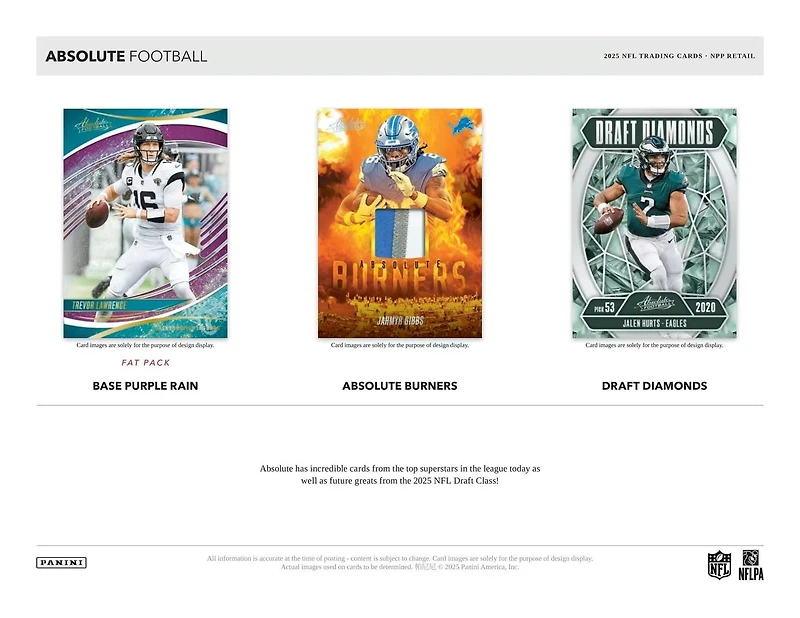 2025 Panini Absolute NFL Football Mega Box