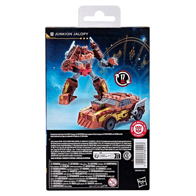 Hasbro Transformers Age of the Primes Deluxe Class Junkion Jalopy 5.5-In Action Figure