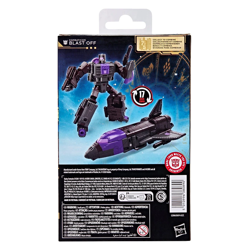 Hasbro Age of the Primes Deluxe Class Combaticon Blast Off 5.5-In Action Figure